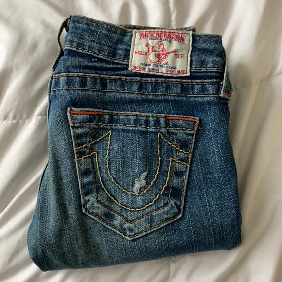 Size 25 True Religion Jeans. - Picture 1 of 5